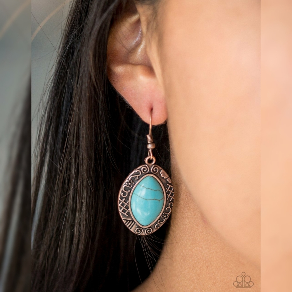💝 5/$20 Aztec Horizons Copper Earrings